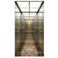 Black Titanium Mirror Gravando mancha de aço de aço de luxo elevadores de luxo preços elevador residencial